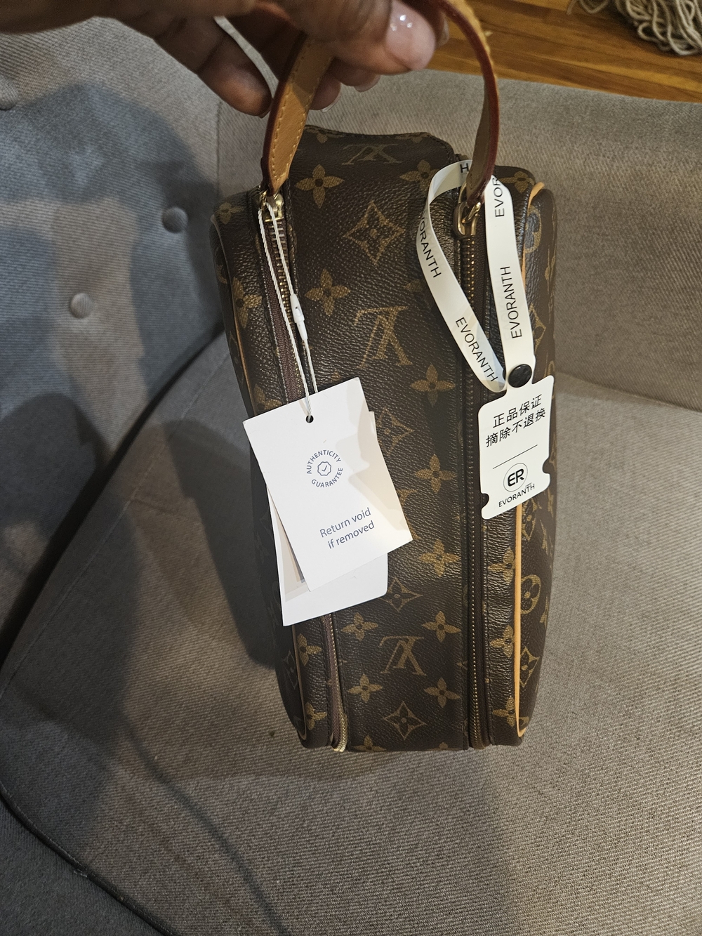 Louis Vuitton Monogram Canvas Men’s Toiletry Pouch - Brown